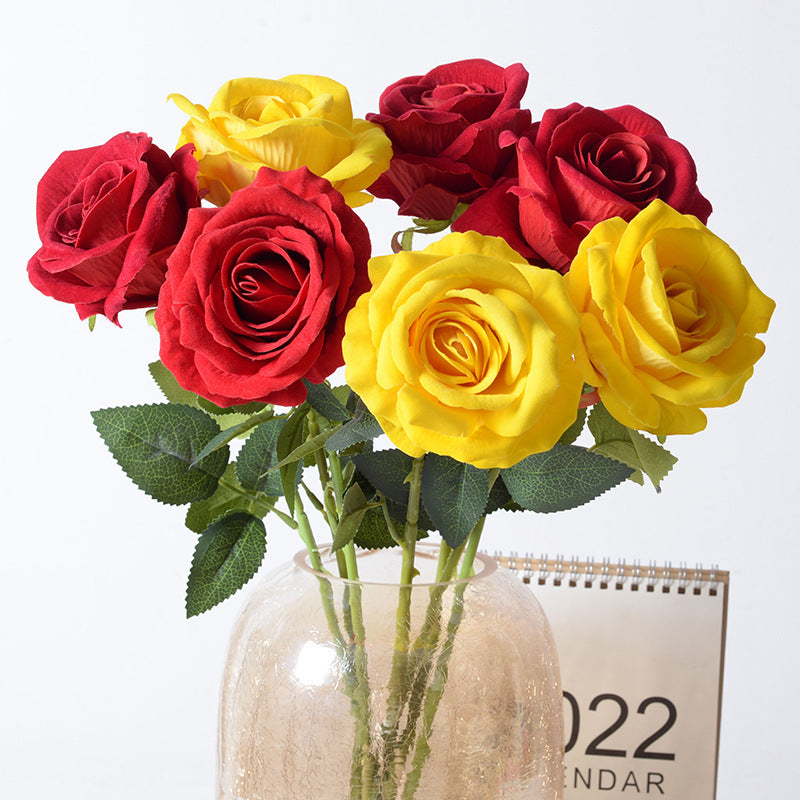 Artificial Blue Rose Flower Decoration