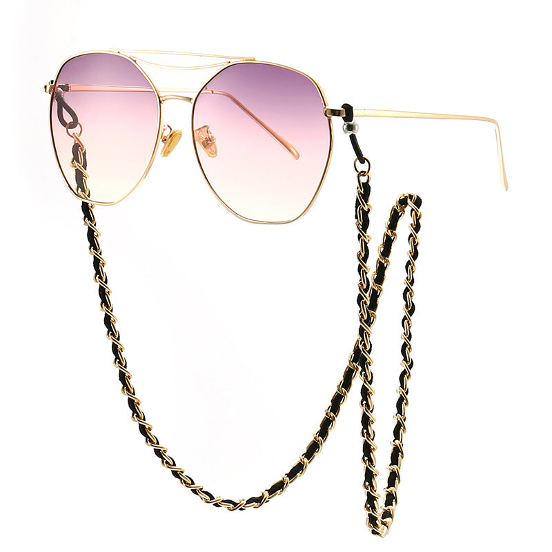 Aviator Sunglasses with Fashionable Chain Stornfield