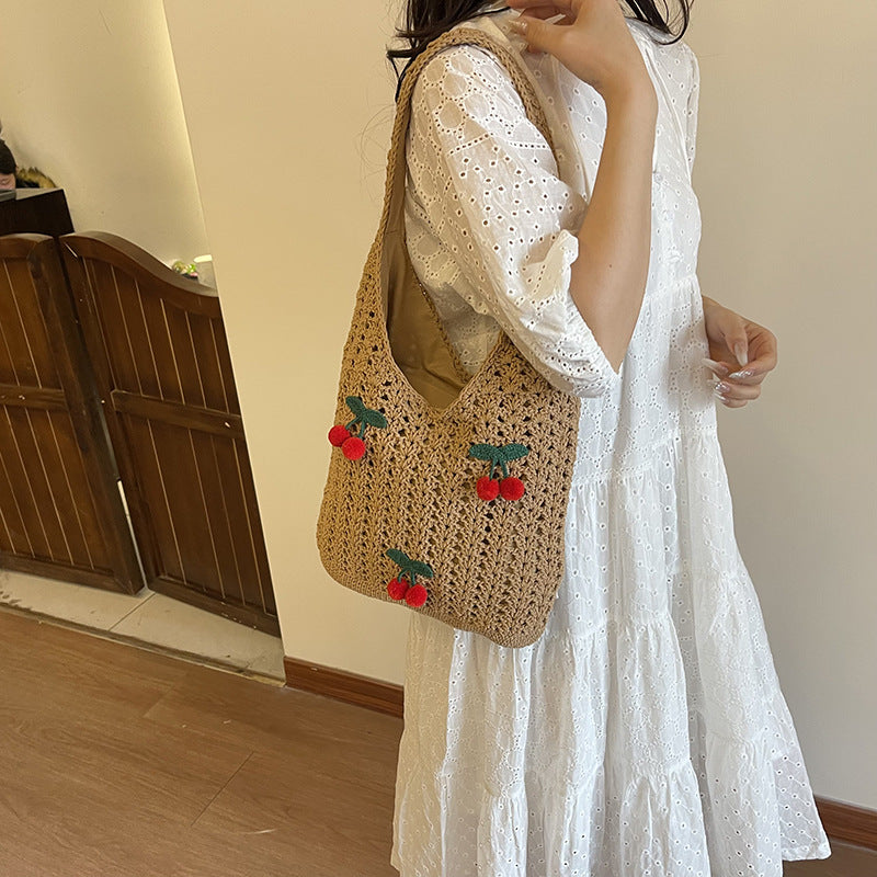 Stylish Crochet Shoulder Bag