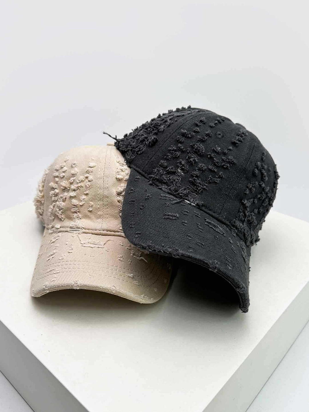 Women's Distressed Textured Baseball Cap Stornfield