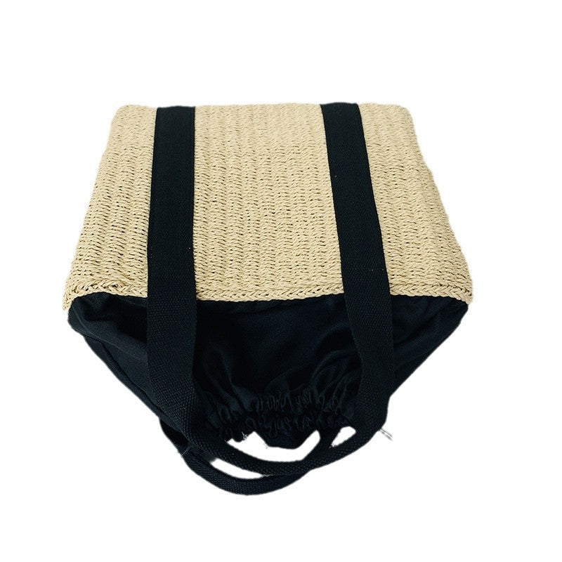 Sustainable basket bag with sturdy carrying handles Stornfield