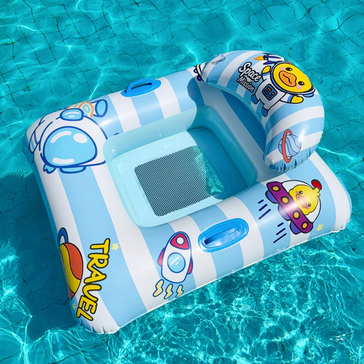 Inflatable Pool Lounger with Sun Canopy Stornfield