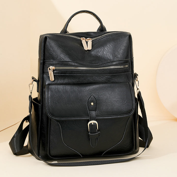 Versatile Leather Backpack Stornfield