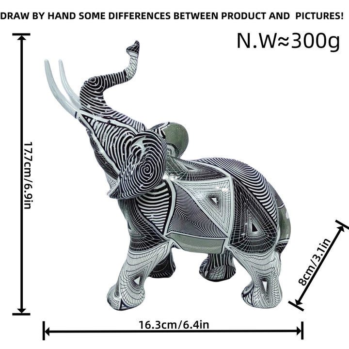 Artistically designed elephant figure Stornfield