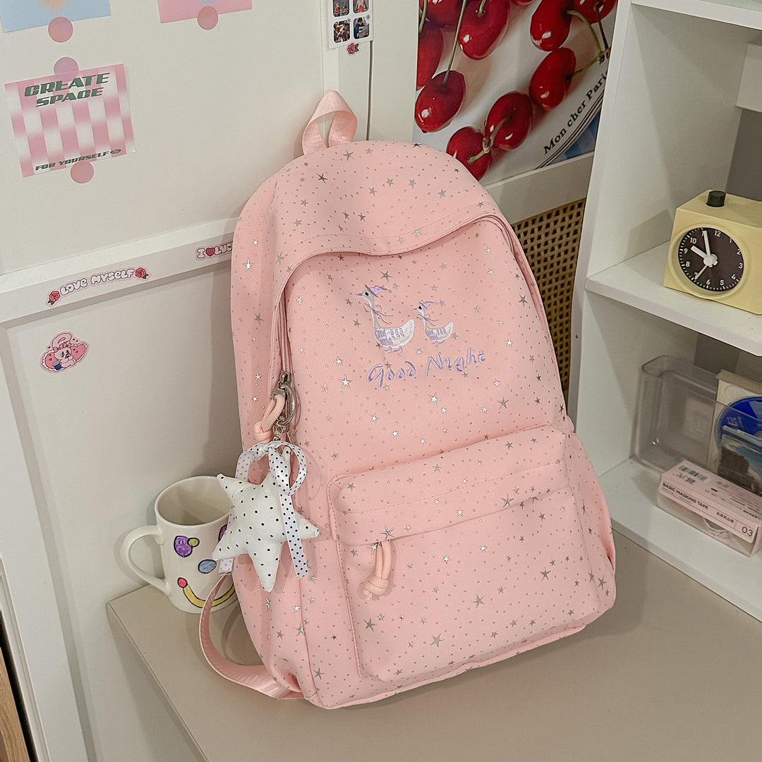Star-Embellished Casual Backpack Stornfield 1791205643