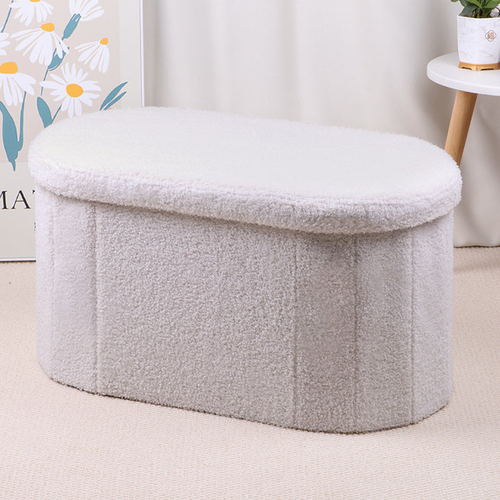 Plush Storage Ottoman Stornfield