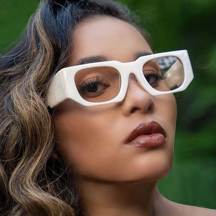 Ladies oversized sunglasses with geometric frame and UV protection Stornfield