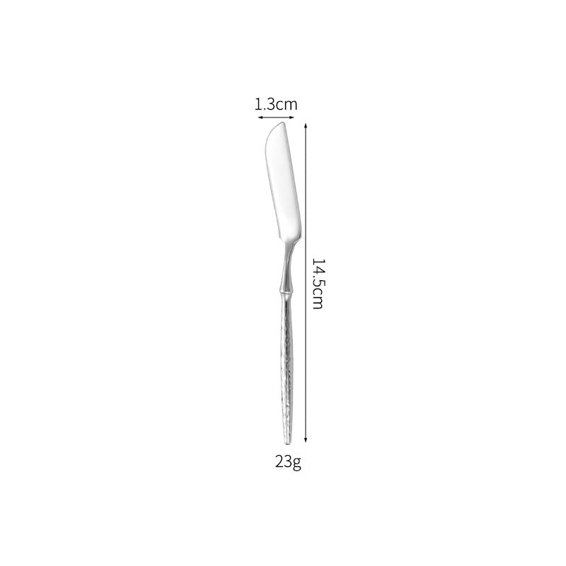 Elegant soup spoon with structured handle Stornfield