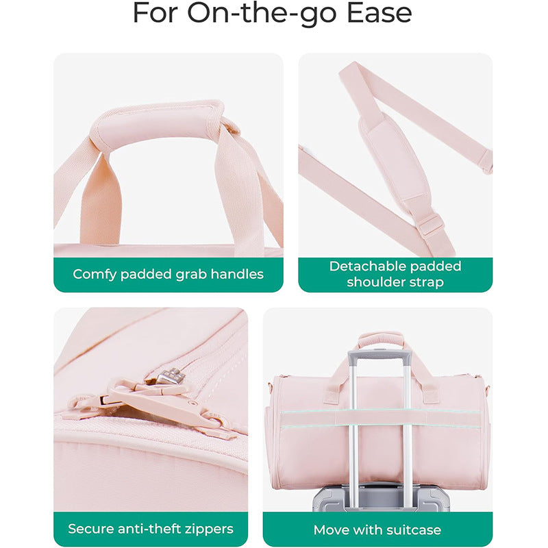 Stylish Travel Bag with Integrated Suit Compartment Stornfield