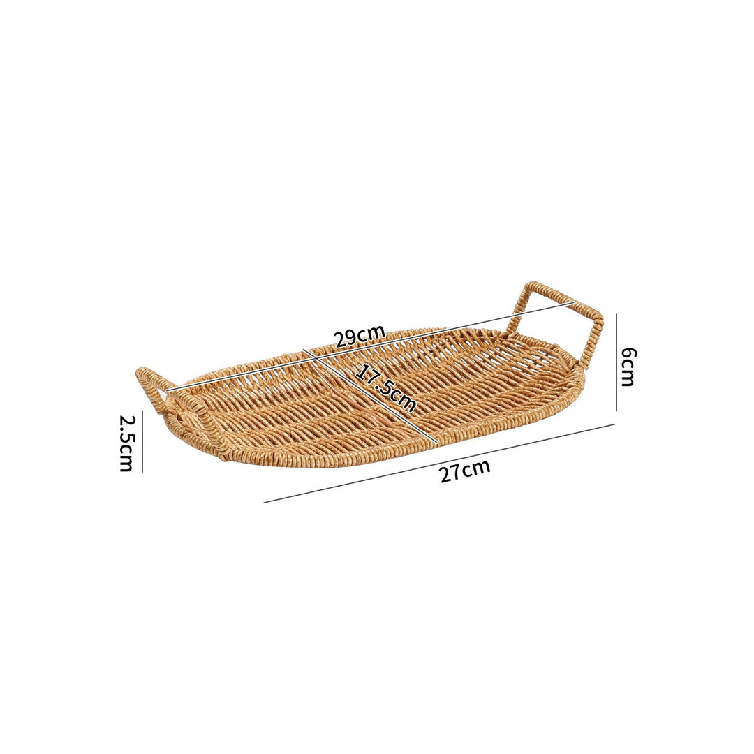 Handwoven Decorative Serving Basket Stornfield