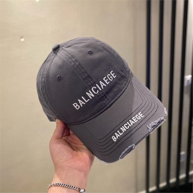 Men's Distressed Adjustable Baseball Cap Stornfield