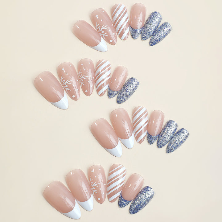 Creative nail art set with elegant patterns Stornfield