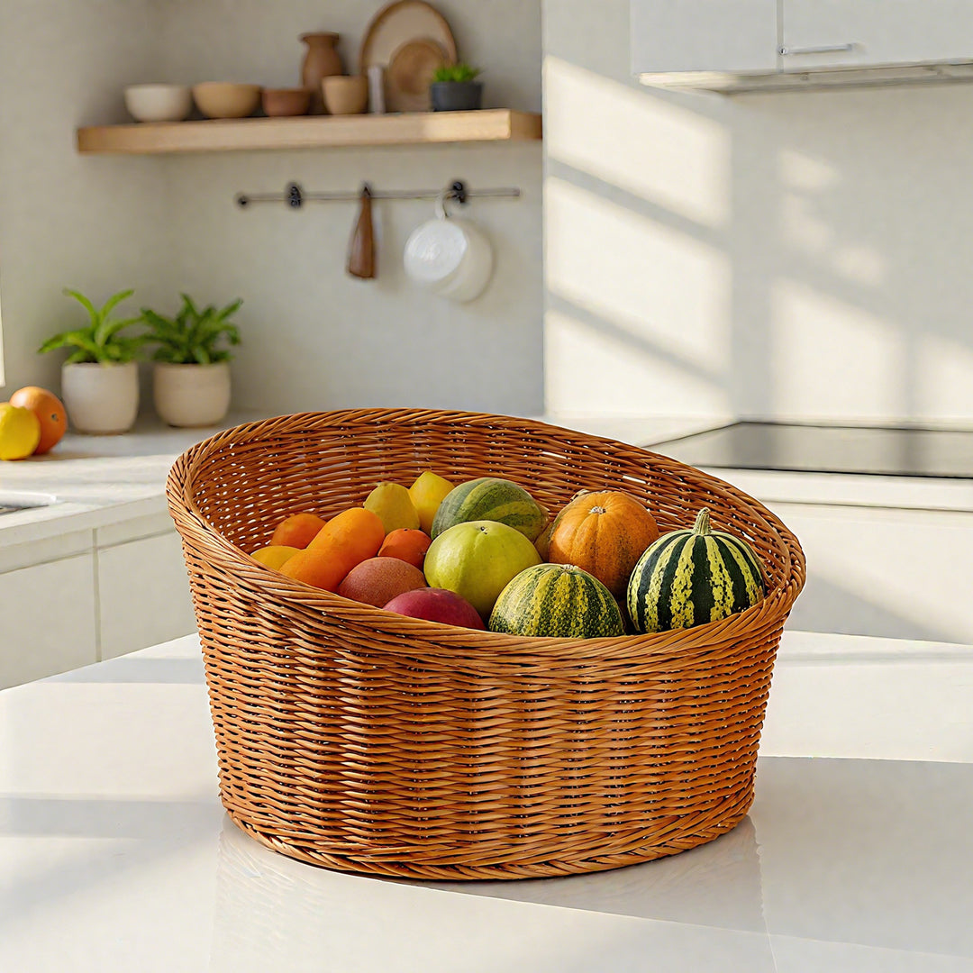 Elegant Woven Serving Tray Stornfield