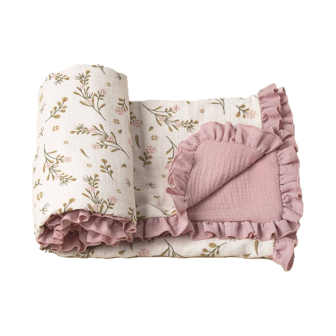 Soft Muslin Baby Blanket with Frill Edging Stornfield