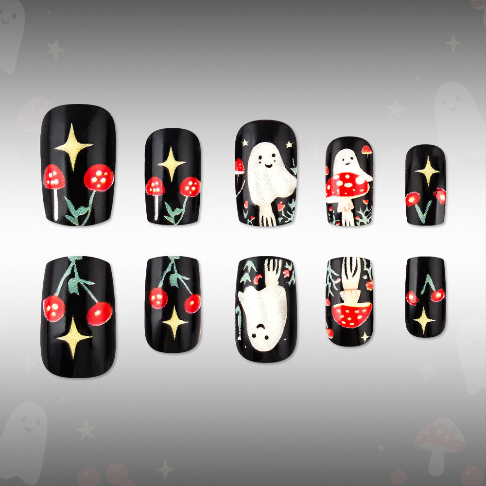 Playful Halloween-Themed Nail Art Set Stornfield