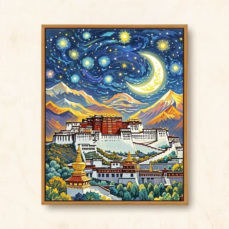 Artistic Cityscape Wall Art Print Stornfield