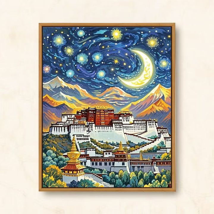 Artistic Cityscape Wall Art Print Stornfield