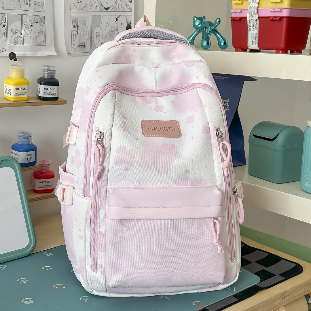 Charming Floral Print Backpack Stornfield