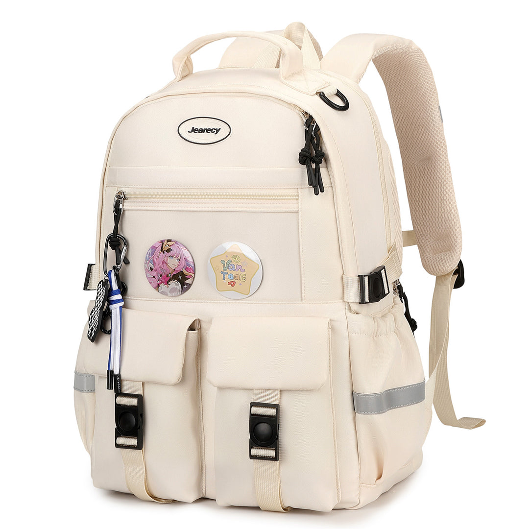 Versatile Cartoon-Embellished Casual Backpack Stornfield