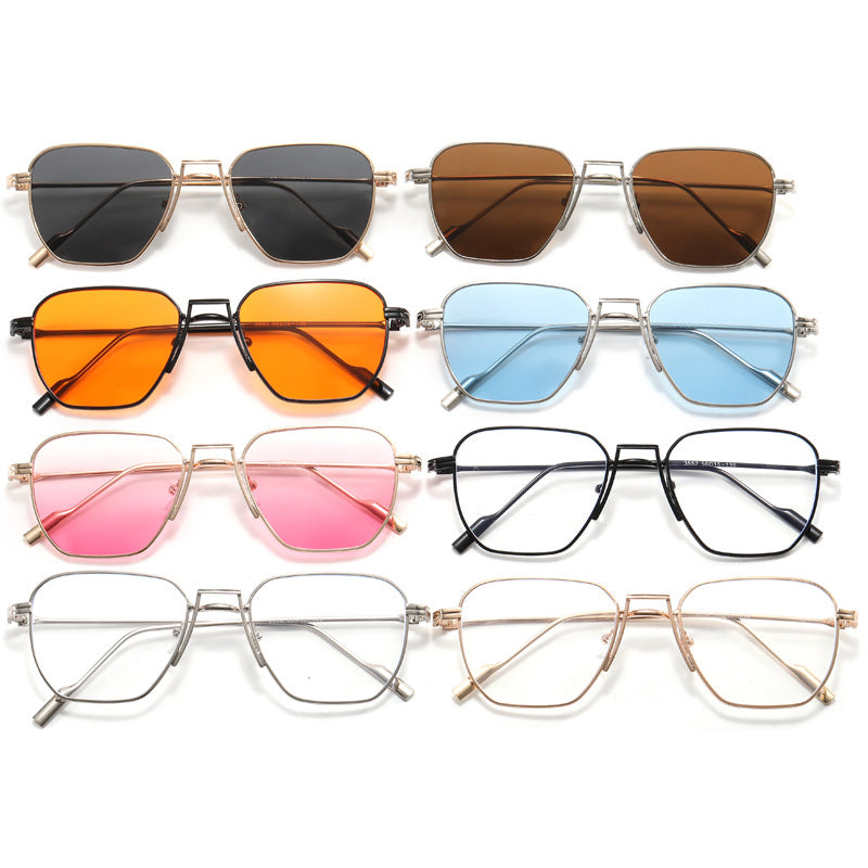 Women’s fashionable square glasses with minimalist frame structure Stornfield