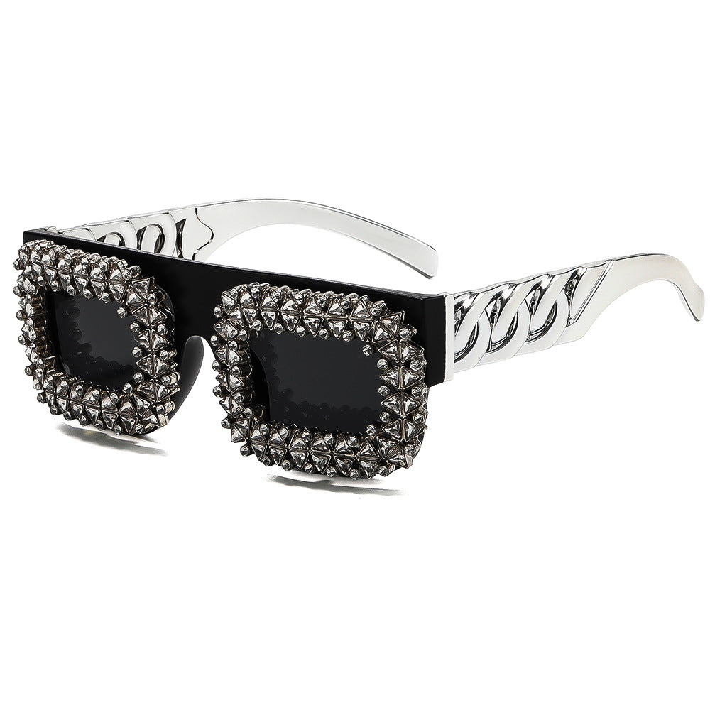 Women's designer sunglasses with extravagant stud embellishments Stornfield