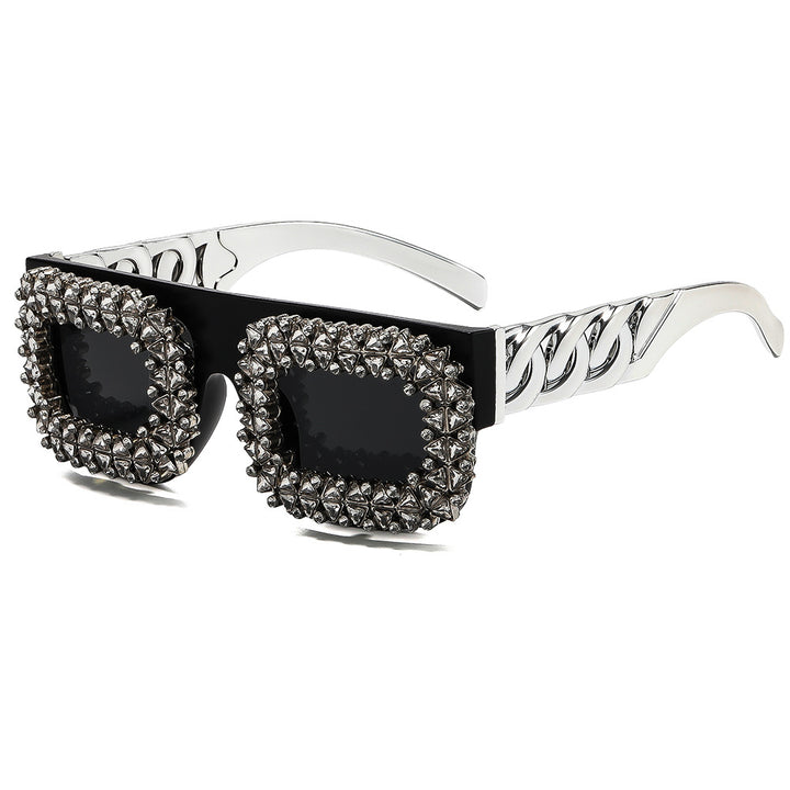 Women's designer sunglasses with extravagant stud embellishments Stornfield