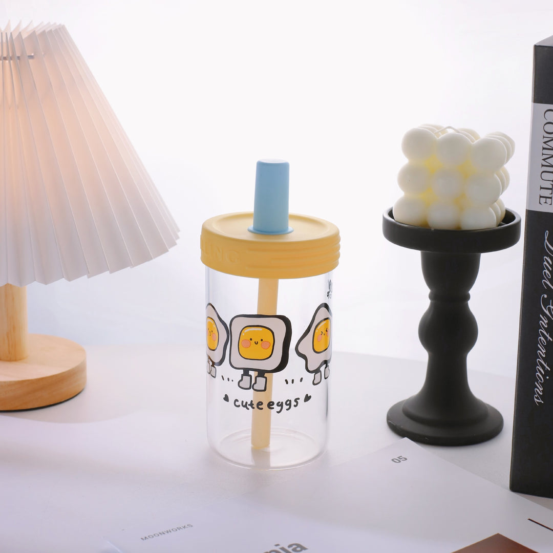 Women creative drinking container with practical silicone surface and playful animal design Stornfield