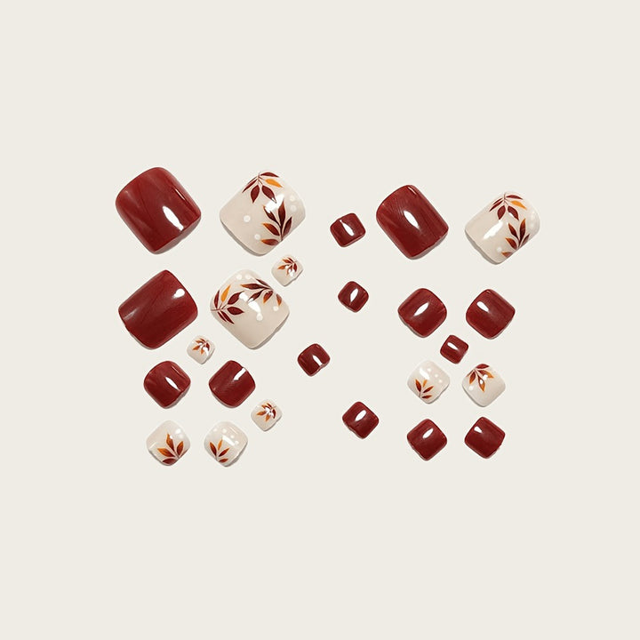 Artificial nails with elegant autumn motifs Stornfield