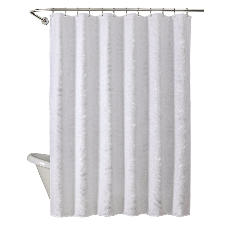 Textured Embossed Shower Curtain Stornfield