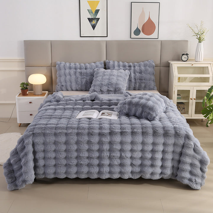Luxury Fuzzy Faux Fur Blanket