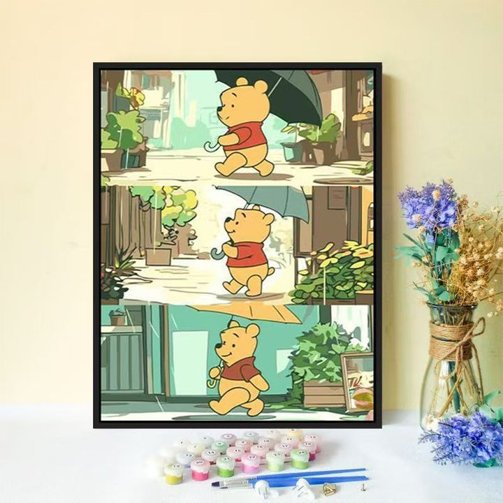 Whimsical Cartoon Bear Art Print Stornfield