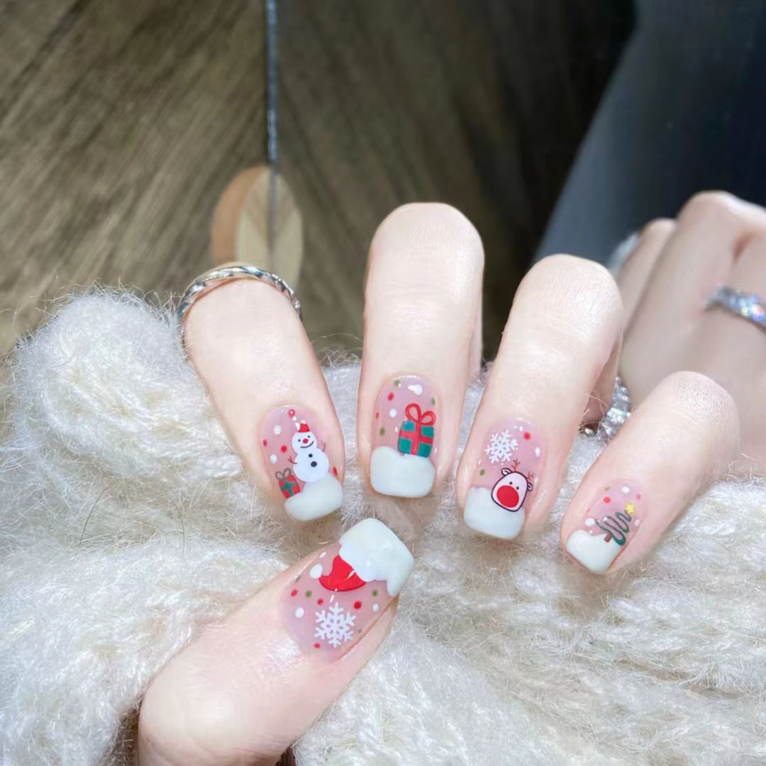 Festive Holiday Nail Art Kit