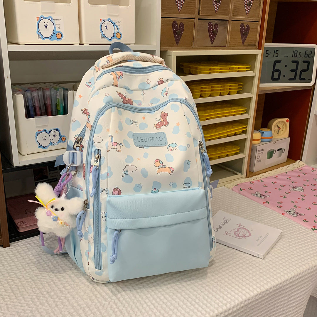 Whimsical Character-Themed School Backpack Stornfield