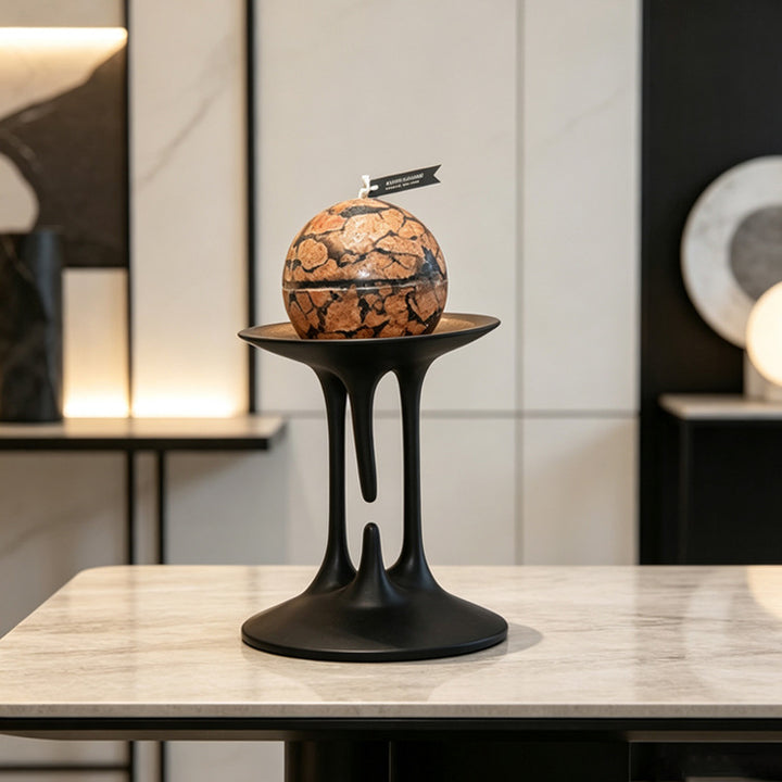 Artistic Drip-Style Candle Holder