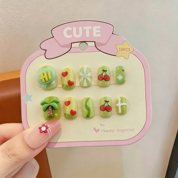 Creative artificial nails with 3D designs Stornfield