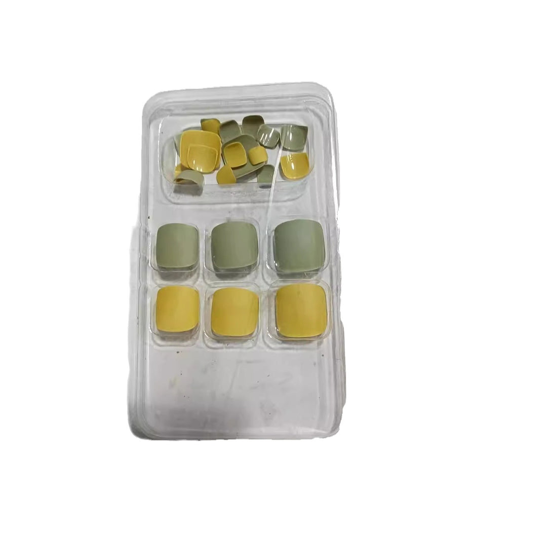 Matte Finish Press-On Nail Tips Set Stornfield