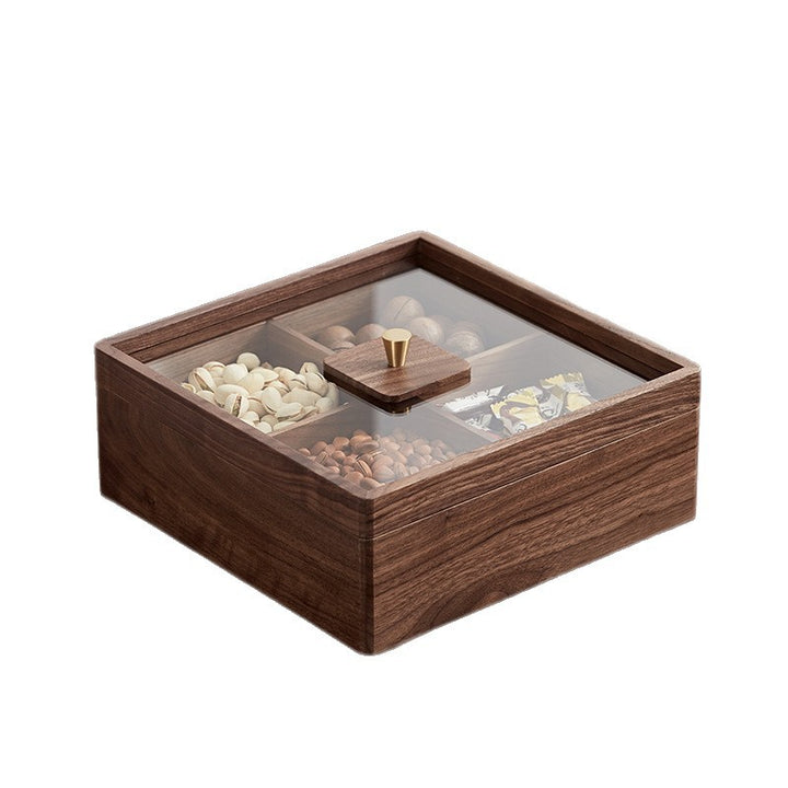 Elegant Wooden Snack Storage Stornfield