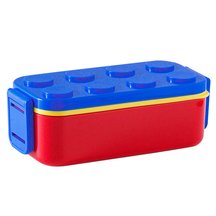 Multi-Compartment Creative LEGO-Inspired Lunch Box