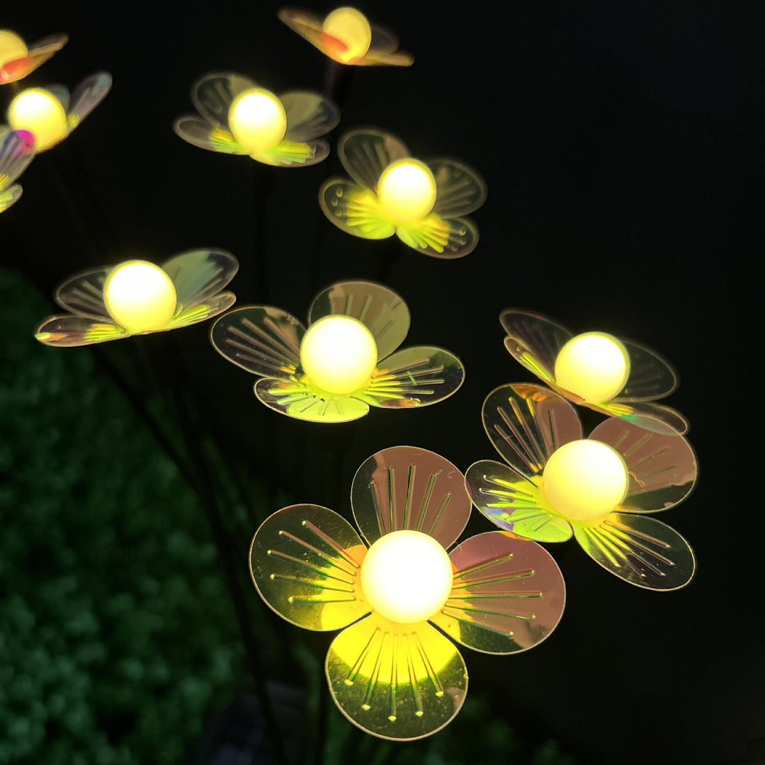 Decorative LED Fiber Optic Flower Stakes Bouquet Stornfield