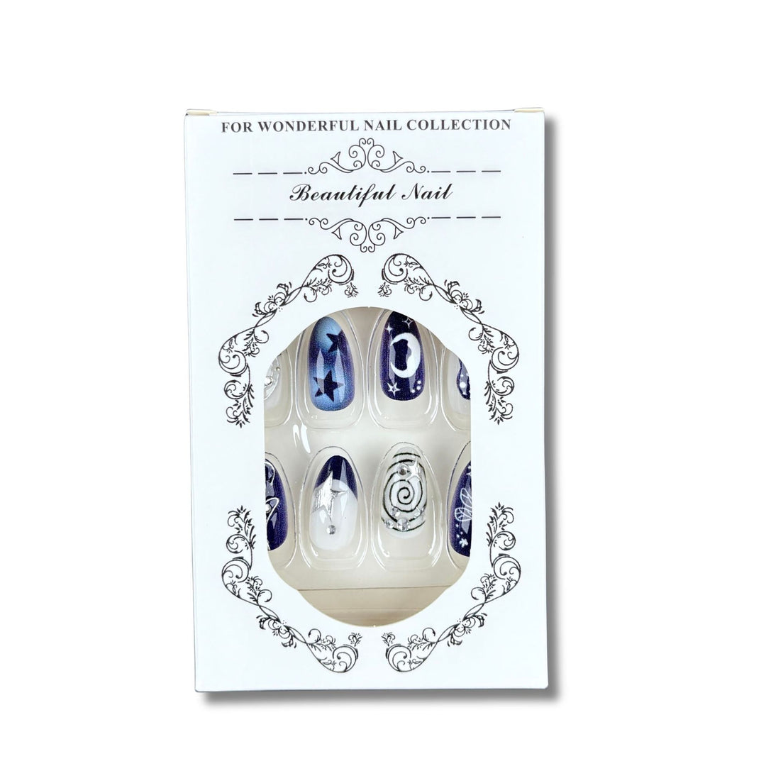 Celestial Design Press-On Nail Art Set