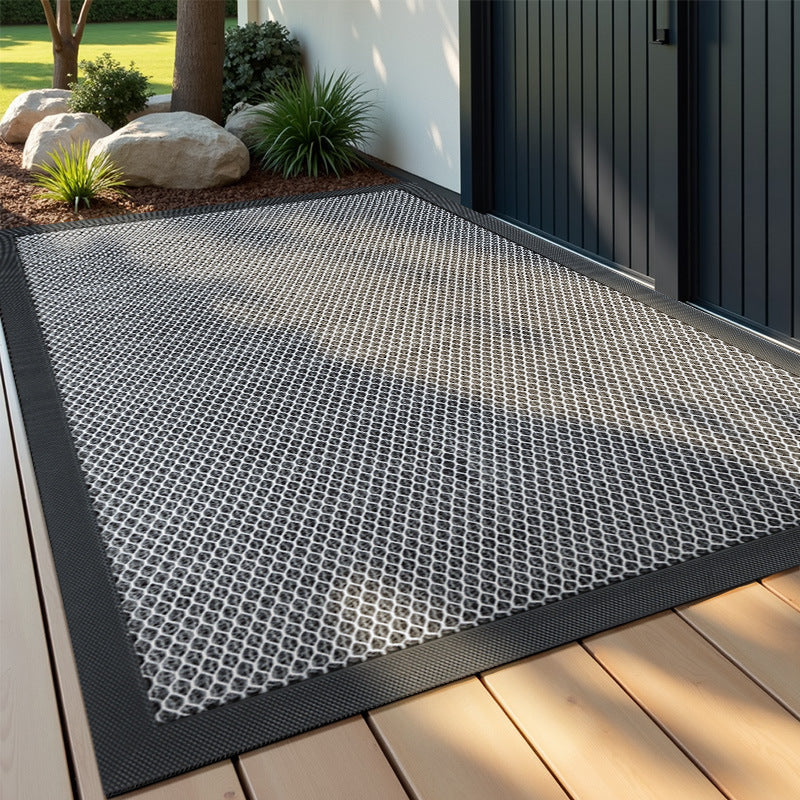 Honeycomb Texture Outdoor Welcome Mat