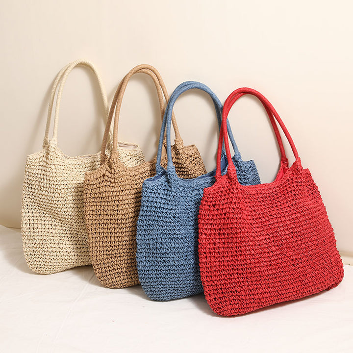 Handmade wicker tote bag with sturdy handles Stornfield