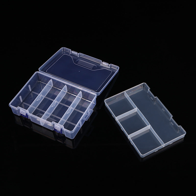 Multi-Compartment Transparent Craft Organizer Box Stornfield