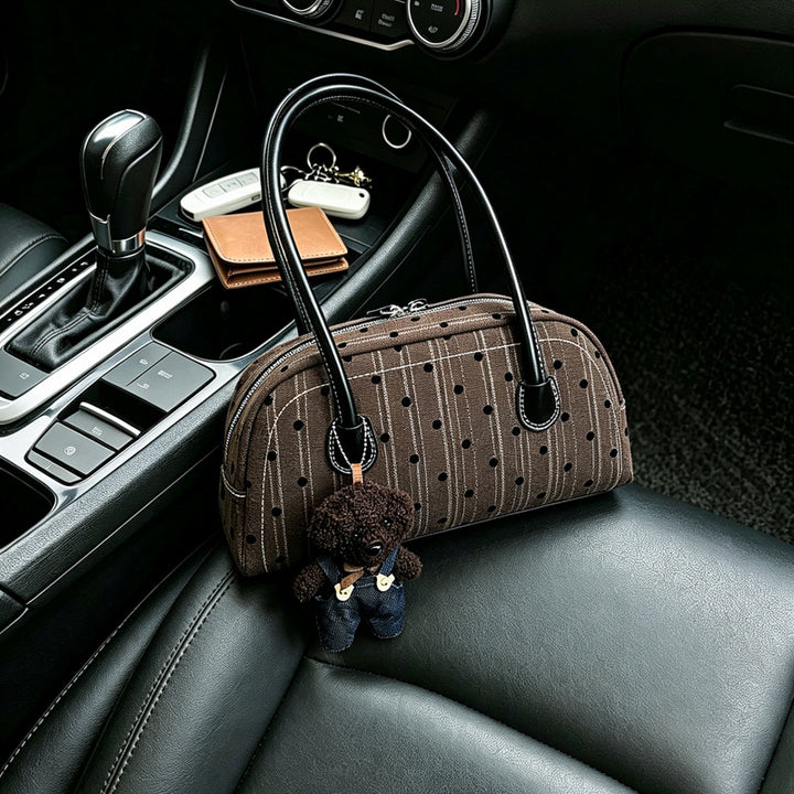 Trendy Faux Leather Handbag