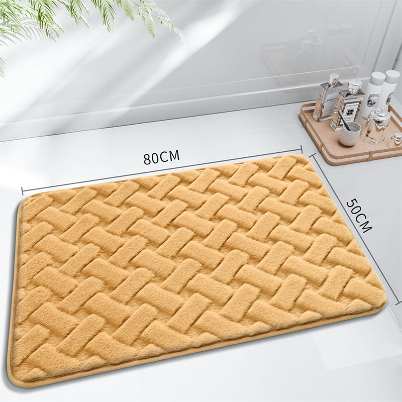 Plush Woven Bath Mat