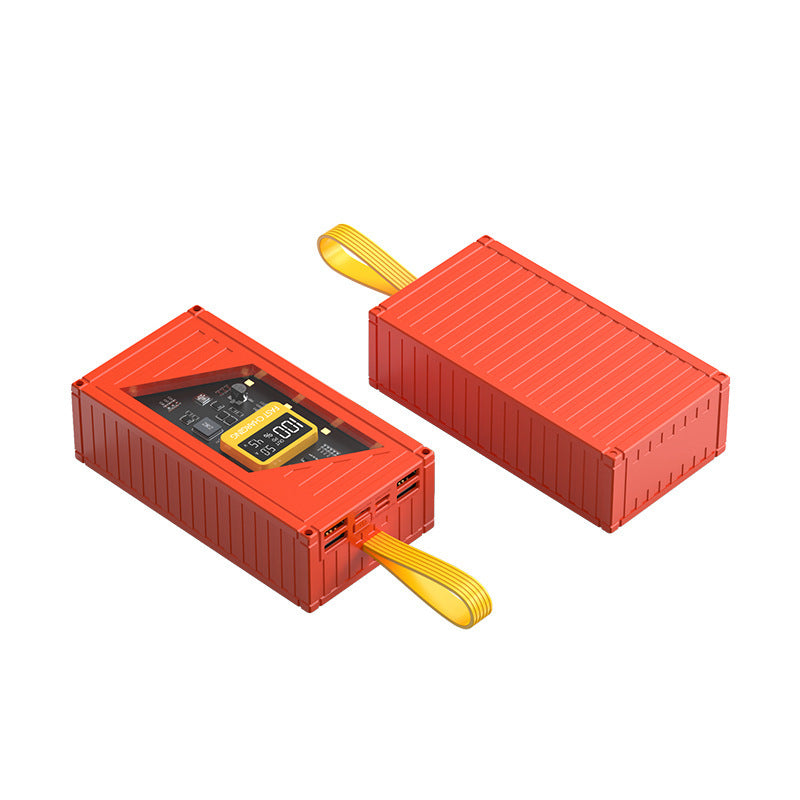 Portable power bank with integrated digital charging status display and fast charging function Stornfield