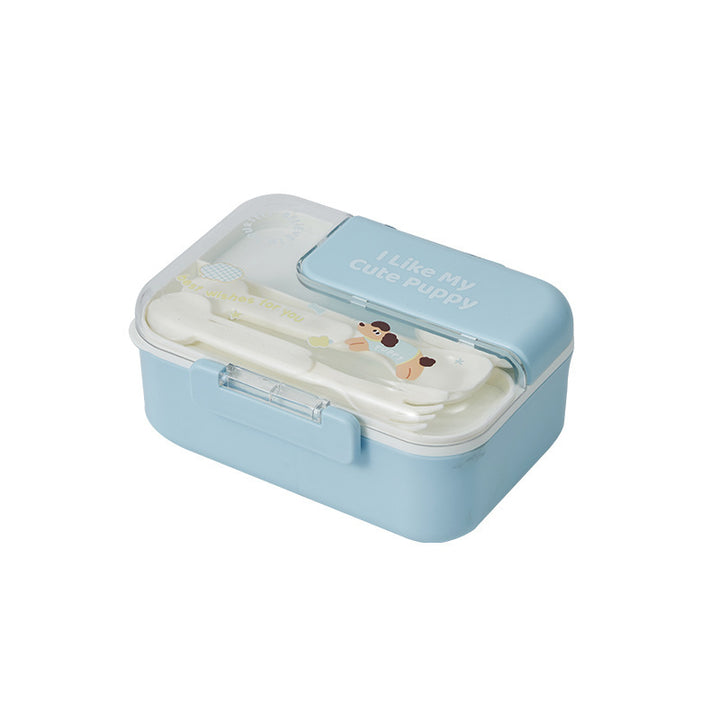 Cute Themed Lunch Box with Utensils