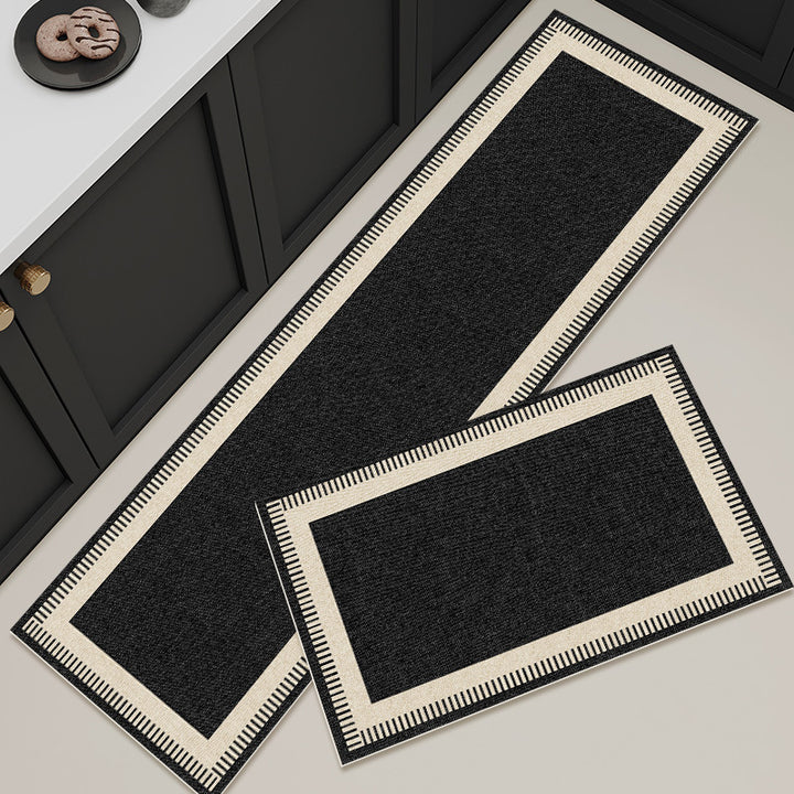 Modern Geometric Kitchen Runner Mat for Home