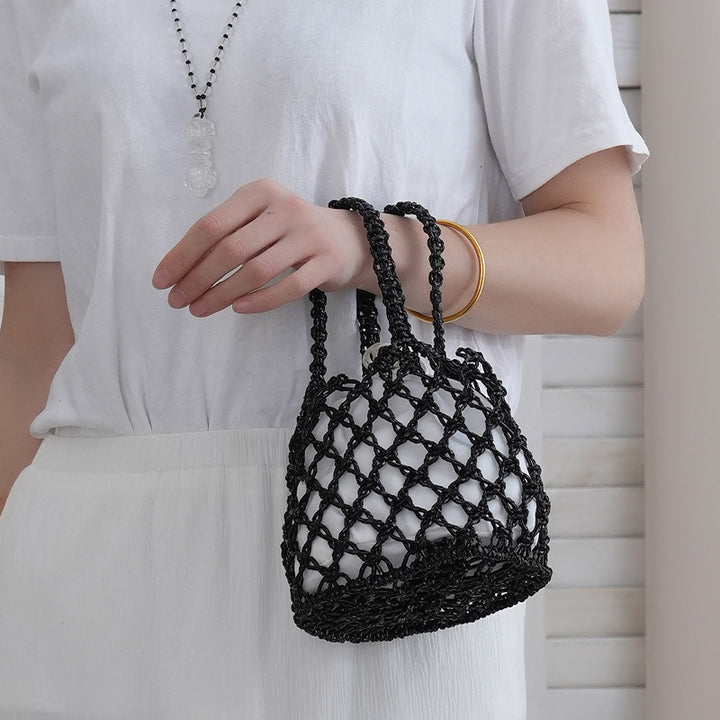Net shopping bag with braided design Stornfield