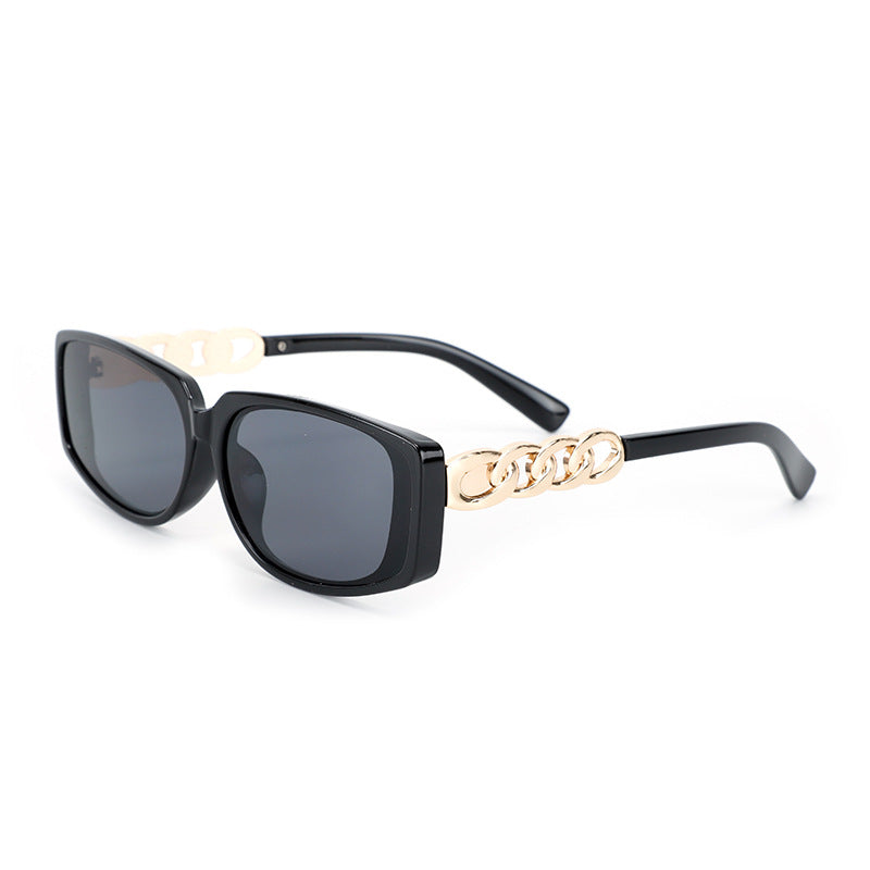 Women's square designer sunglasses with gold details Stornfield